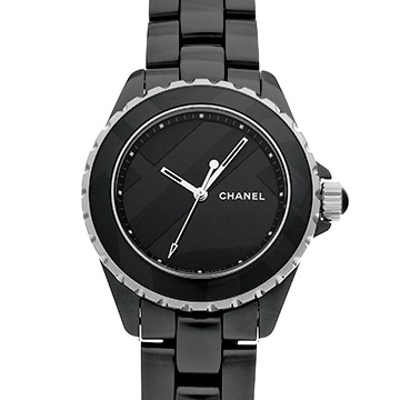 シャネル J12 アンタイトル 38MM H5581 ブラック メンズ 時計 【中古】【wristwatch】