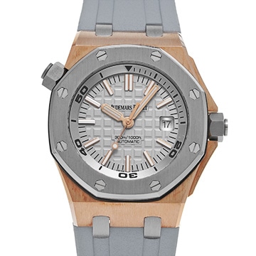 オーデマ ピゲ ロイヤルオーク オフショア ダイバー 15711OI.OO.A006CA.01 グレー メンズ 時計 【中古】【wristwatch】