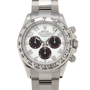 ロレックス コスモグラフ デイトナ 116509 ホワイト/ブラック メンズ 時計 【中古】【wristwatch】
