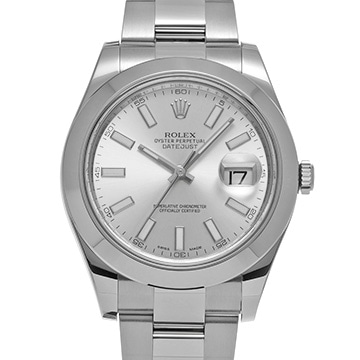 ロレックス デイトジャストII 116300 シルバー メンズ 時計 【中古】【wristwatch】