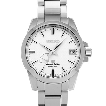 グランドセイコー ヘリテージコレクション スプリングドライブ SBGA025 シルバー メンズ 時計 【中古】【wristwatch】