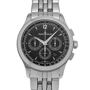ジャガー ルクルト マスター クロノグラフ Q1538171 ブラック メンズ 時計 【中古】【wristwatch】