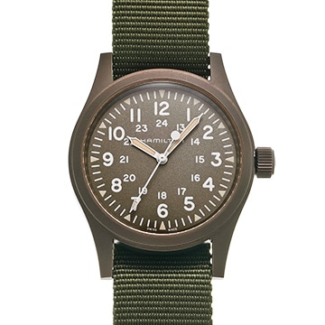 ハミルトン カーキ フィールド メカニカル H69449961 グリーン メンズ 時計 【中古】【wristwatch】