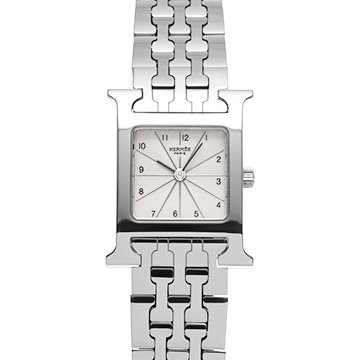 エルメス Hウォッチ HH1.210 アイボリー レディース 時計 【中古】【wristwatch】