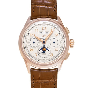 ブライトリング プレミエ B25 ダトラ 42 RB2510371G1P1 ホワイト メンズ 時計 【中古】【wristwatch】