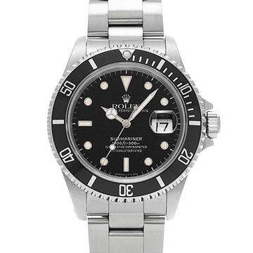 ロレックス サブマリーナ デイト 16610 ブラック メンズ 時計 【中古】【wristwatch】