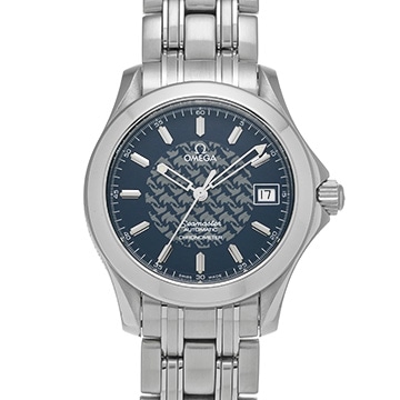 オメガ シーマスター 120 ジャック・マイヨール 1997 2500.80 ブルー ユニセックス 時計 【中古】【wristwatch】