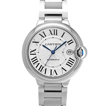 カルティエ バロンブルー ドゥ カルティエ 40mm WSBB0040 シルバー メンズ 時計 【中古】【wristwatch】