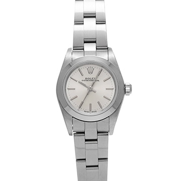ロレックス オイスターパーペチュアル 76080 シルバー レディース 時計 【中古】【wristwatch】