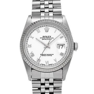 ロレックス デイトジャスト 16234 ホワイト メンズ 時計 【中古】【wristwatch】