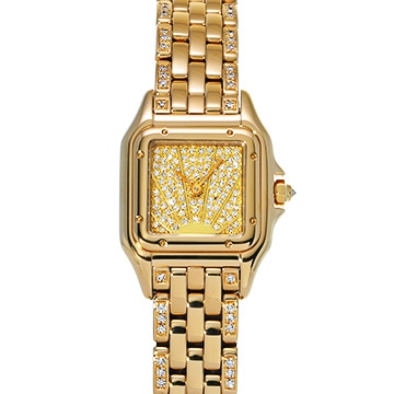 カルティエ パンテール SM WF3021FE ダイヤモンド レディース 時計 【中古】【wristwatch】