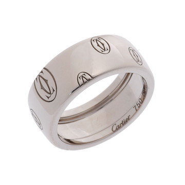 カルティエ ハッピーバースデー リング #53 ゴールド K18ホワイトゴールド WG レディース ジュエリー 【中古】【jewelry】