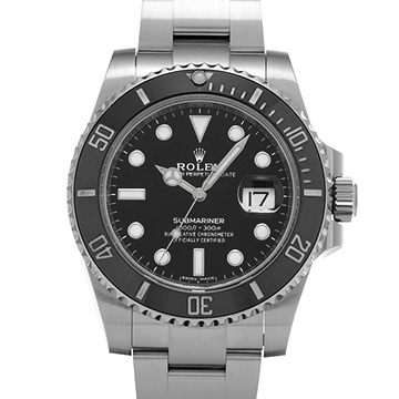 ロレックス サブマリーナ デイト 116610LN ブラック メンズ 時計 【中古】【wristwatch】
