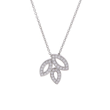 ハリー ウィンストン リリークラスター ネックレス ミニ シルバー PEDPSM1MLC Pt950プラチナ レディース ジュエリー 【中古】【jewelry】