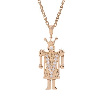 ポーラ キングモチーフ ネックレス ゴールド K18イエローゴールド YG レディース ジュエリー 【中古】【jewelry】