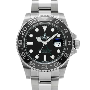 ロレックス GMTマスターII 116710LN ブラック メンズ 時計 【中古】【wristwatch】