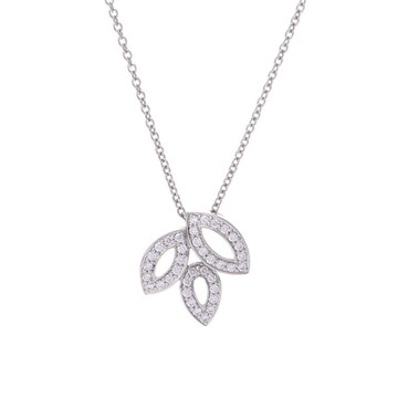 ハリー ウィンストン リリークラスター ネックレス ミニ シルバー PEDPSM1MLC Pt950プラチナ レディース ジュエリー 【中古】【jewelry】