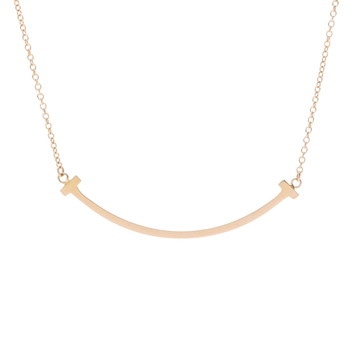 ティファニー Tスマイル ネックレス スモール ゴールド K18イエローゴールド YG レディース ジュエリー 【中古】【jewelry】