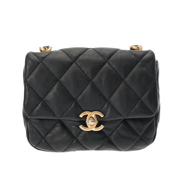 シャネル マトラッセ ミニフラップバッグ ブラック AS3205 ラムスキン レディース バッグ 【中古】【bag】