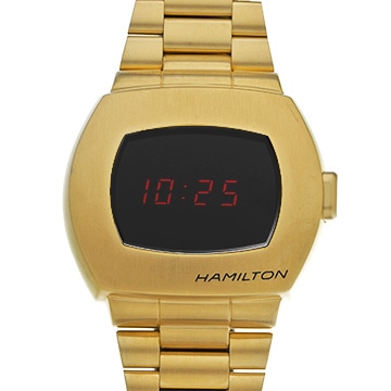ハミルトン アメリカンクラシック PSR デジタルクォーツ H52424130 レッド メンズ 時計 【中古】【wristwatch】