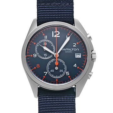 ハミルトン カーキパイロット　ビームス40周年記念モデル  H89302945 ブルー メンズ 時計 【中古】【wristwatch】