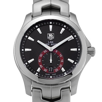 タグ ホイヤー リンク キャリバー6 タイガー・ウッズ WJF211D.BA0570 ブラック メンズ 時計 【中古】【wristwatch】