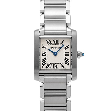 カルティエ タンクフランセーズ SM　 W51008Q3 シルバー レディース 時計 【中古】【wristwatch】