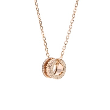 ブルガリ B.ZERO1 ロック ネックレス ゴールド 358349 K18イエローゴールド YG レディース ジュエリー 【中古】【jewelry】
