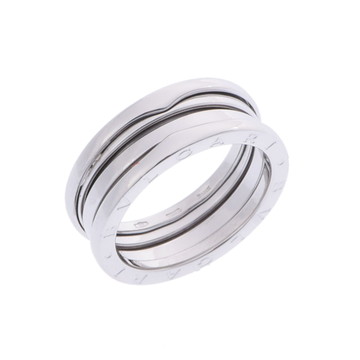 ブルガリ B.ZERO1 リング #61 シルバー K18ホワイトゴールド WG ユニセックス ジュエリー 【中古】【jewelry】