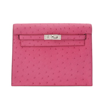 エルメス ケリー ダンス 2WAY ローズティリアン オーストリッチ レディース バッグ 【中古】【bag】