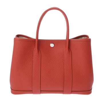 エルメス ガーデンパーティ TPM ルージュデュセス ヴァッシュカントリー レディース バッグ 【中古】【bag】