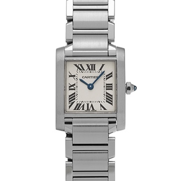 カルティエ タンクフランセーズ SM　 W51008Q3 シルバー レディース 時計 【中古】【wristwatch】