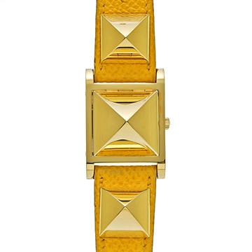 エルメス メドール ME1.210 ホワイト レディース 時計 【中古】【wristwatch】