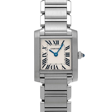 カルティエ タンクフランセーズ SM　 W51008Q3 シルバー レディース 時計 【中古】【wristwatch】
