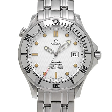 オメガ シーマスター プロフェッショナル 300 2532.20 ホワイト メンズ 時計 【中古】【wristwatch】
