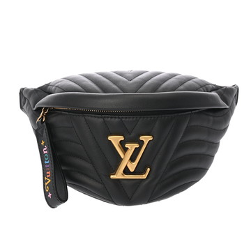 ルイ ヴィトン ニューウェーブ バムバッグ ブラック M53750 カーフレザー メンズ バッグ 【中古】【bag】