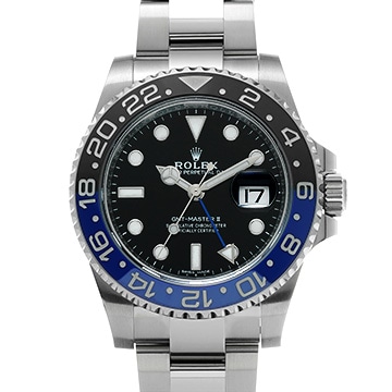 ロレックス GMTマスターII 116710BLNR ブラック メンズ 時計 【中古】【wristwatch】