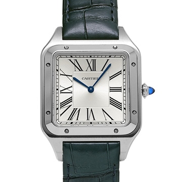 カルティエ サントス デュモン XL WSSA0032 シルバー メンズ 時計 【中古】【wristwatch】