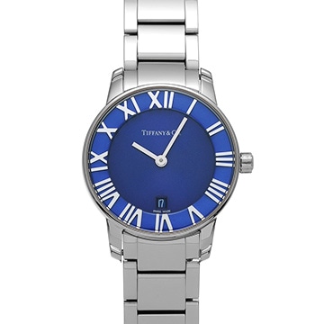 ティファニー アトラスドーム 32777619 ブルー メンズ 時計 【中古】【wristwatch】