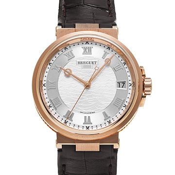 ブレゲ マリーン 5517BR/12/5ZU シルバー メンズ 時計 【中古】【wristwatch】