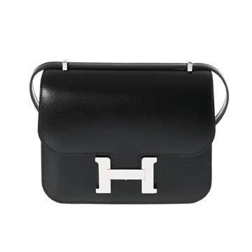 エルメス コンスタンス3 18 ミロワール ブラック ボックスカーフ レディース バッグ 【中古】【bag】