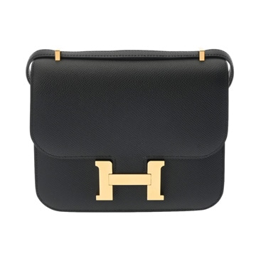 エルメス コンスタンス3 18  ブラック ヴォーエプソン レディース バッグ 【中古】【bag】