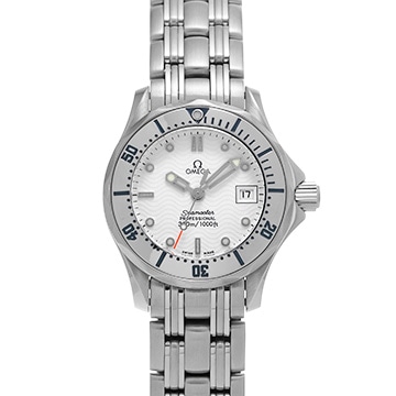 オメガ シーマスター プロフェッショナル 300 2582.20 ホワイト レディース 時計 【中古】【wristwatch】