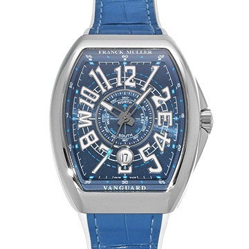 フランクミュラー ヴァンガード マリナー V41SCDTYTMAR ACAC ブルー メンズ 時計 【中古】【wristwatch】