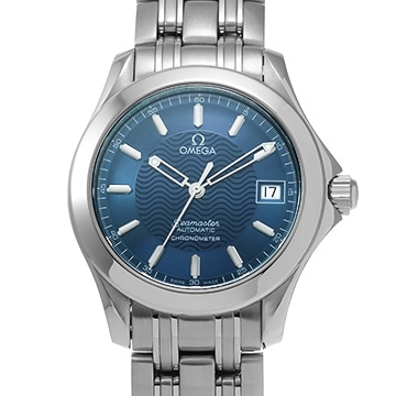 オメガ シーマスター 120 2501.81 ブルー メンズ 時計 【中古】【wristwatch】