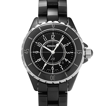 シャネル J12 33MM H0682 ブラック レディース 時計 【中古】【wristwatch】