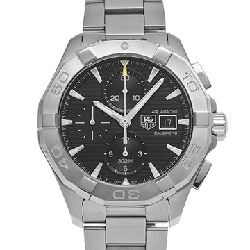 タグ ホイヤー アクアレーサー キャリバー16 クロノグラフ CAY2110.BA0925 ブラック メンズ 時計 【中古】【wristwatch】
