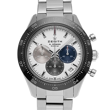 ゼニス クロノマスター スポーツ エル・プリメロ 03.3100.3600/69.M3100 ホワイトマット メンズ 時計 【中古】【wristwatch】
