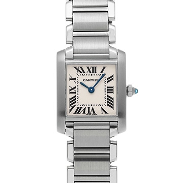 カルティエ タンクフランセーズ SM　 W51008Q3 シルバー レディース 時計 【中古】【wristwatch】