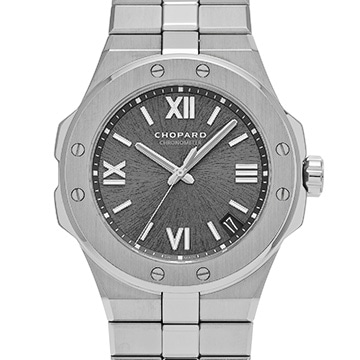 ショパール アルパイン イーグル ラージ 298600-3002 グレー メンズ 時計 【中古】【wristwatch】